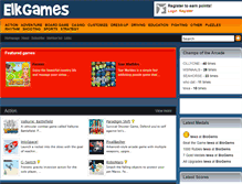 Tablet Screenshot of elkgames.com